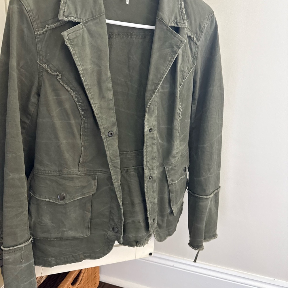 Free People Olive Green Jacket